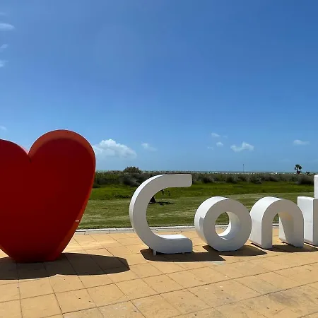 Apartamento Junto A La Playa En El Centro De Conil, Con Aire Acondicionado Y Wifi